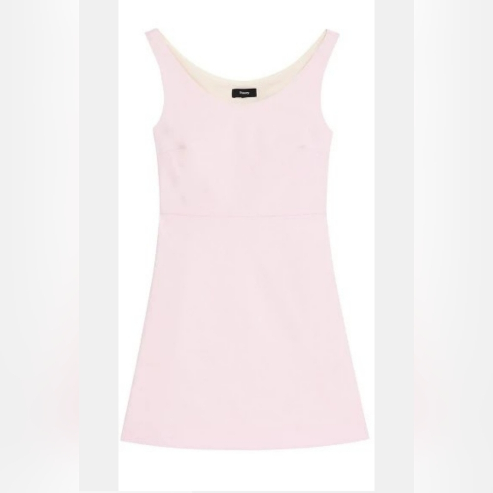 Theory Ballerina neck mini dress